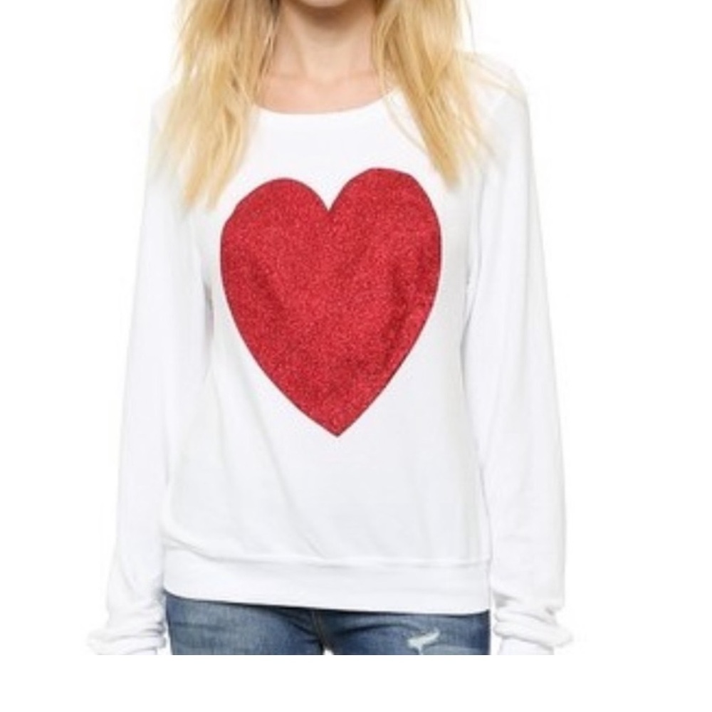 Wilfox size xs heart pullover